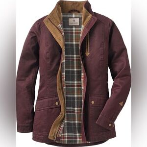 Legendary Whitetails Saddle Country Shirt Jacket Rusty Maroon Women’s L NWT